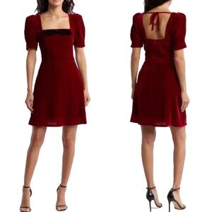 Wayf Red Mini Dress